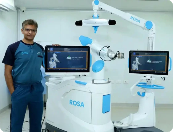 ROSA robotic surgical assistant at PMG Hospital